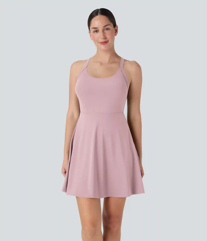 Flare Low Support Dance Active Dress-Longer Length-Easy Peezy Edition DD-F Cups