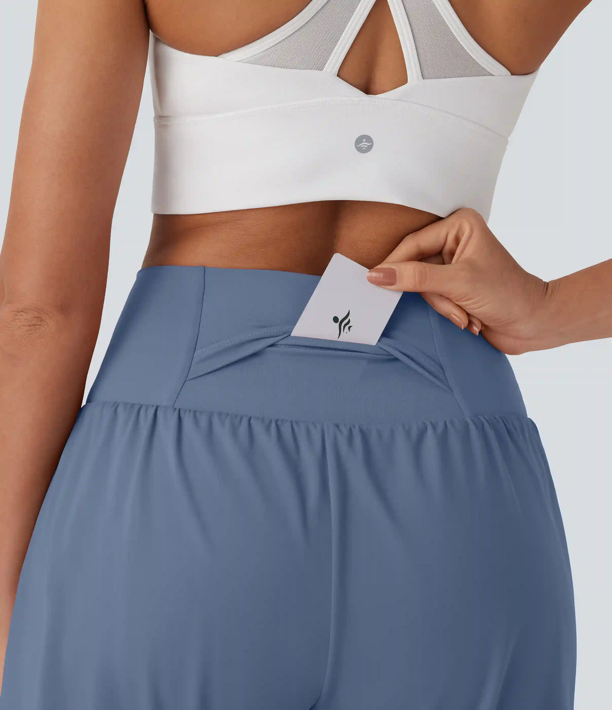 SoftlyZero™ Airy Super High Waisted 2-in-1 InstantCool Yoga Shorts 7" with Pockets