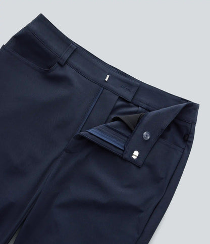 Mid Rise Pockets Capri Tapered Quick Dry Golf Pants-Golf Tee Pocket-UPF40+