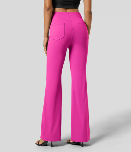 Halara Flex™ High Waisted Back Side Pocket Slight Flare Work Pants