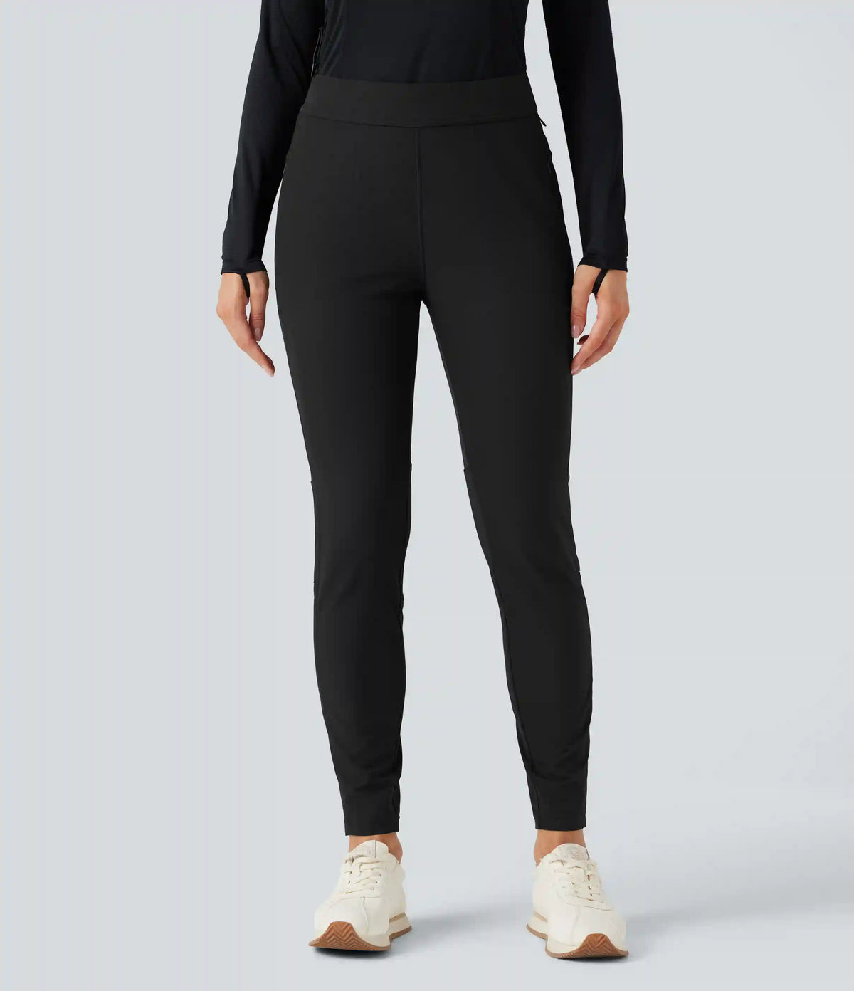 Water Repellent Mid Rise Hiking Pants with Zip Pockets