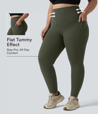 Halara UltraSculpt™ High Waisted Tummy Control Pocket Shaping Training Plus Size Leggings