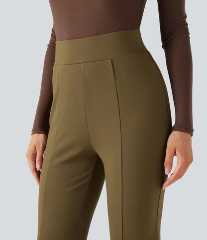 High Waisted Flare Work Pants