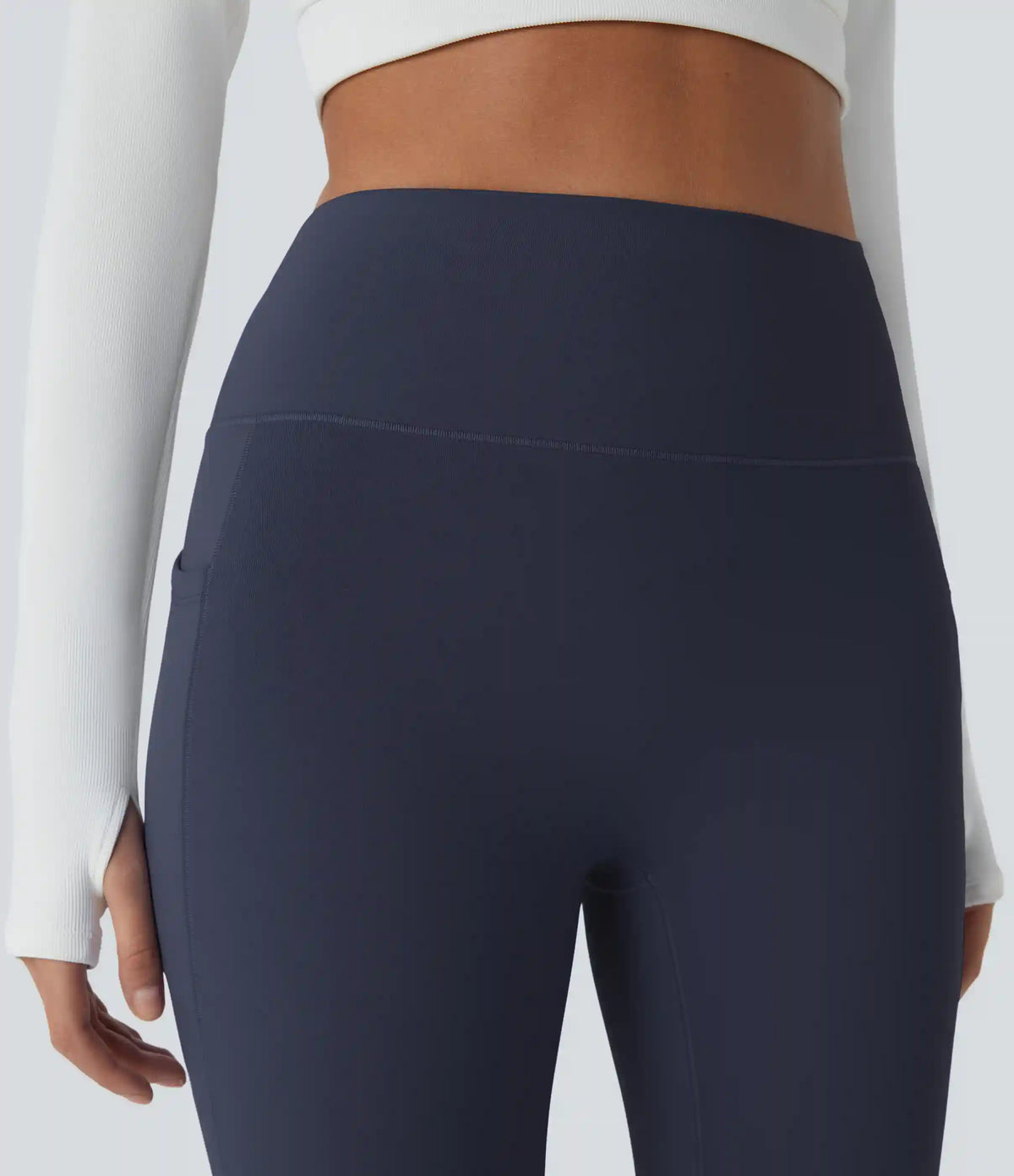 SoftlyZero™ Plush Thermal High Waisted Pocket Skinny 7/8 Yoga Leggings