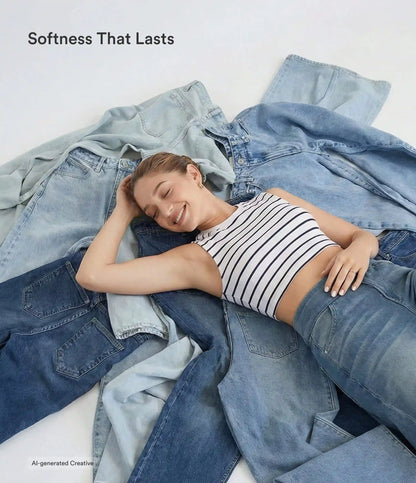 Halara Flex™ High Waisted Tummy Control Pockets Straight Leg Washed Casual Jeans