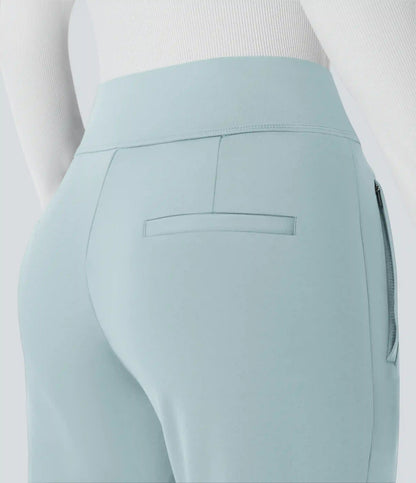 Halara Flex™ DayStretch Mid Rise Side Zipper Pocket Work Flare Pants