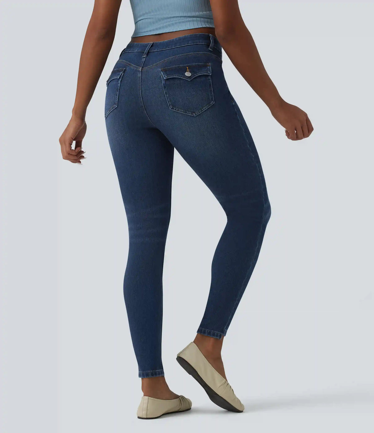Halara Flex™ Low Rise Casual Skinny Jeans with Pockets
