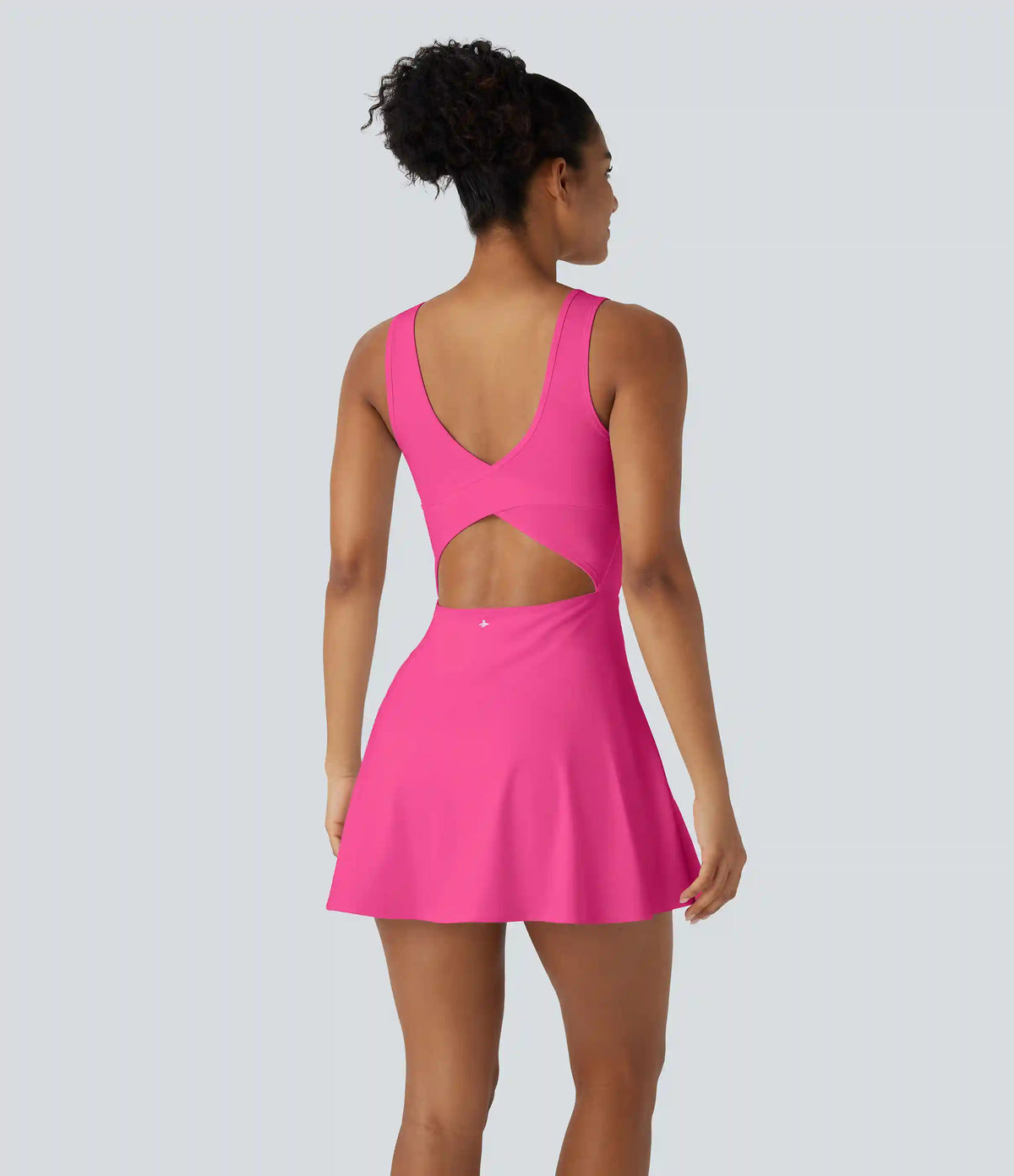 SoftlyZero™ Airy U Neck 2-in-1 Pocket Mini InstantCool Dance Active Dress
