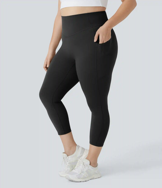 Halara UltraSculpt™ High Waisted Pocket Plus Size Shaping Training Capri Leggings