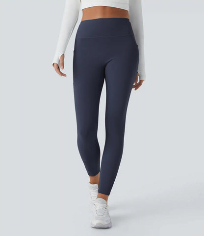 SoftlyZero™ Plush Thermal High Waisted Pocket Skinny 7/8 Yoga Leggings