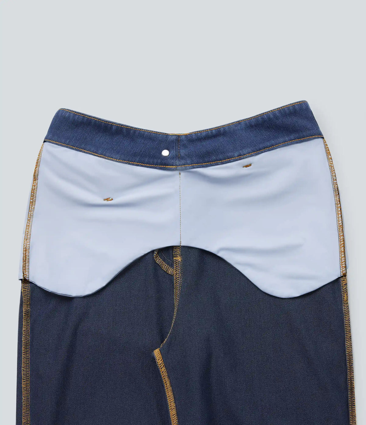 Halara Flex™ Mid Rise Crossover Tummy Control Straight Leg Casual Jeans with Pockets