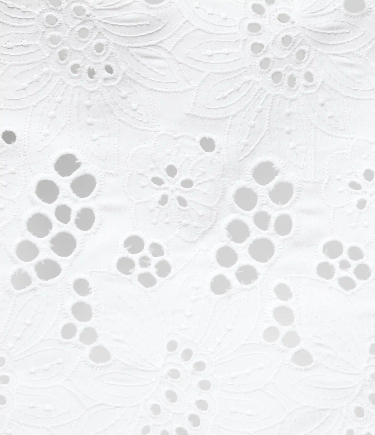 Round Neck Sleeveless Midi Embroidery Eyelet Resort Dress with Pockets