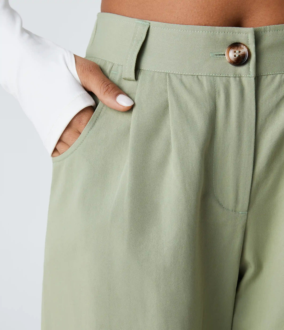 Mid Rise Casual Joggers with Pockets