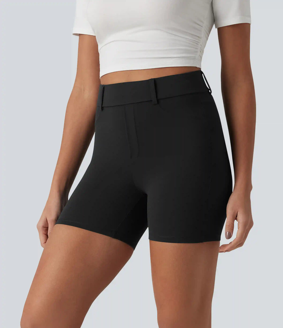 Halara UltraSculpt™ High Waisted Casual Biker Shorts 5'' with Pockets
