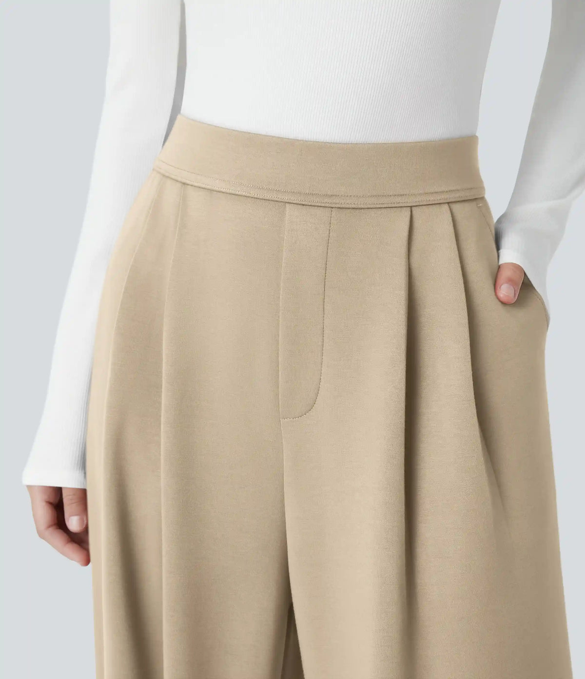 Halara Flex™ High Waisted Pocket Wide Leg Work Pants