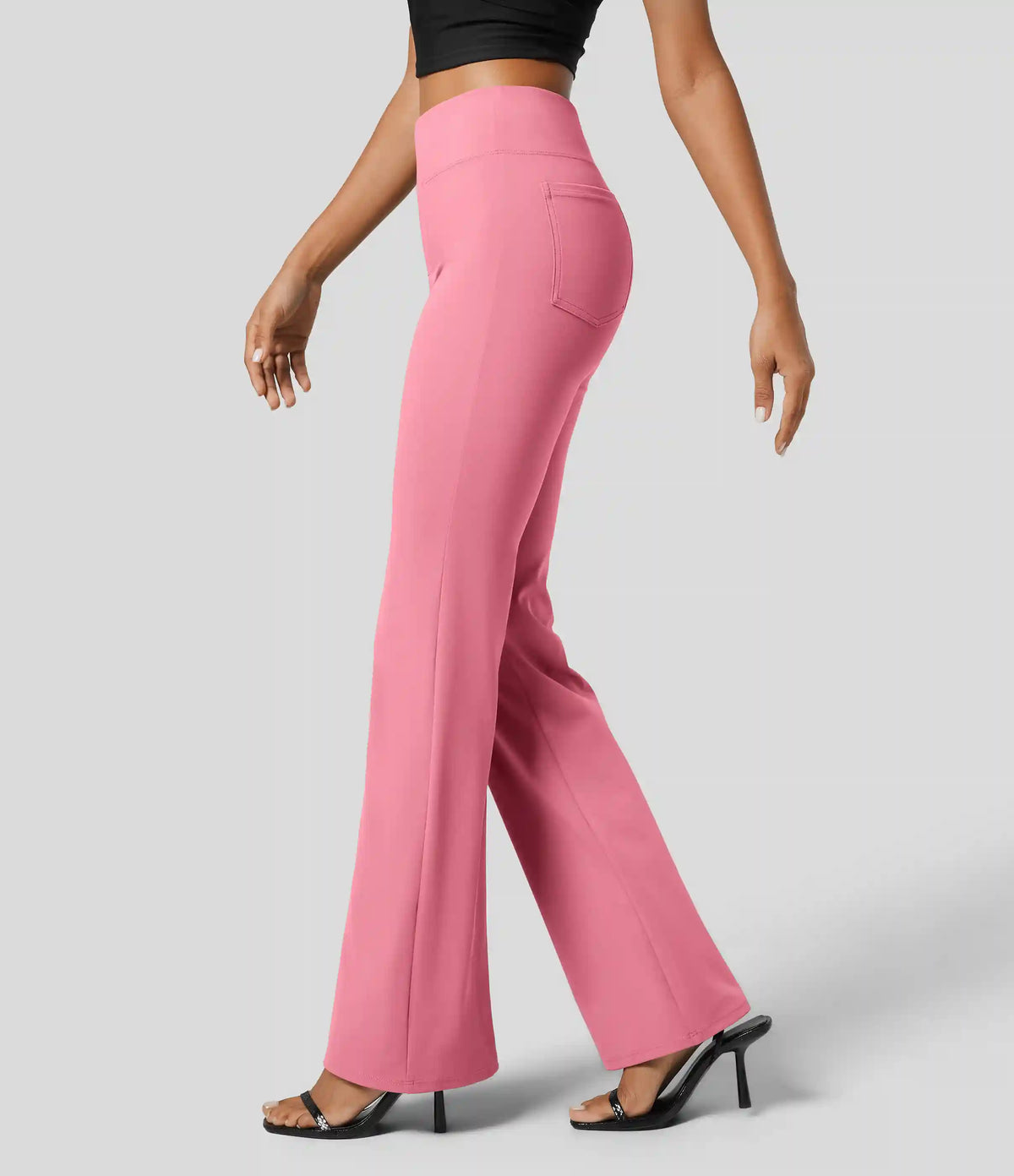 Halara Flex™ High Waisted Back Side Pocket Slight Flare Work Pants