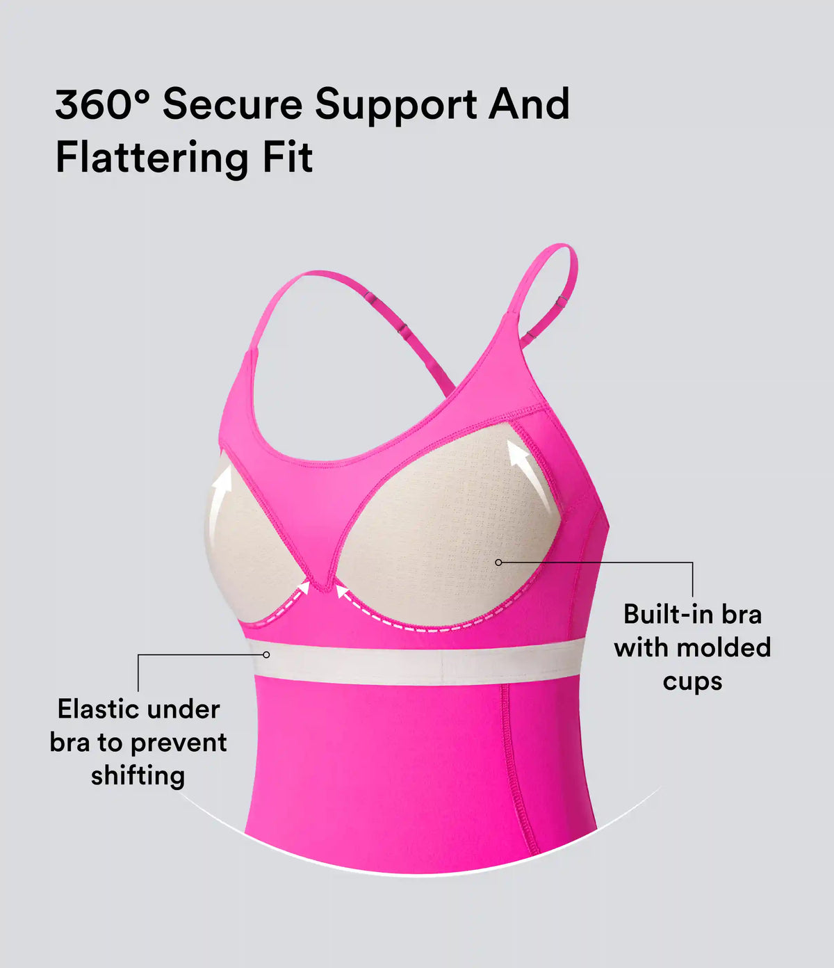 SoftlyZero™ Plush Molded Cups Low Support Dance Active Dress-Easy Peezy Edition A-D Cups