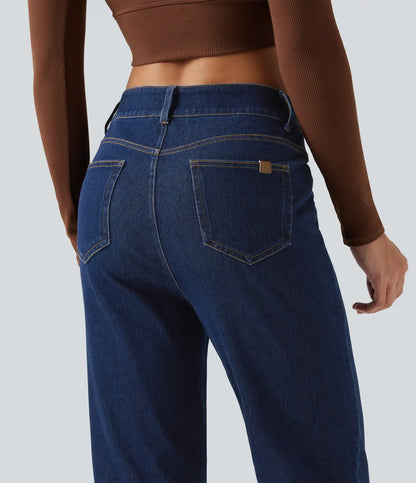 Halara Flex™ Mid Rise Casual Bootcut Jeans with Pockets