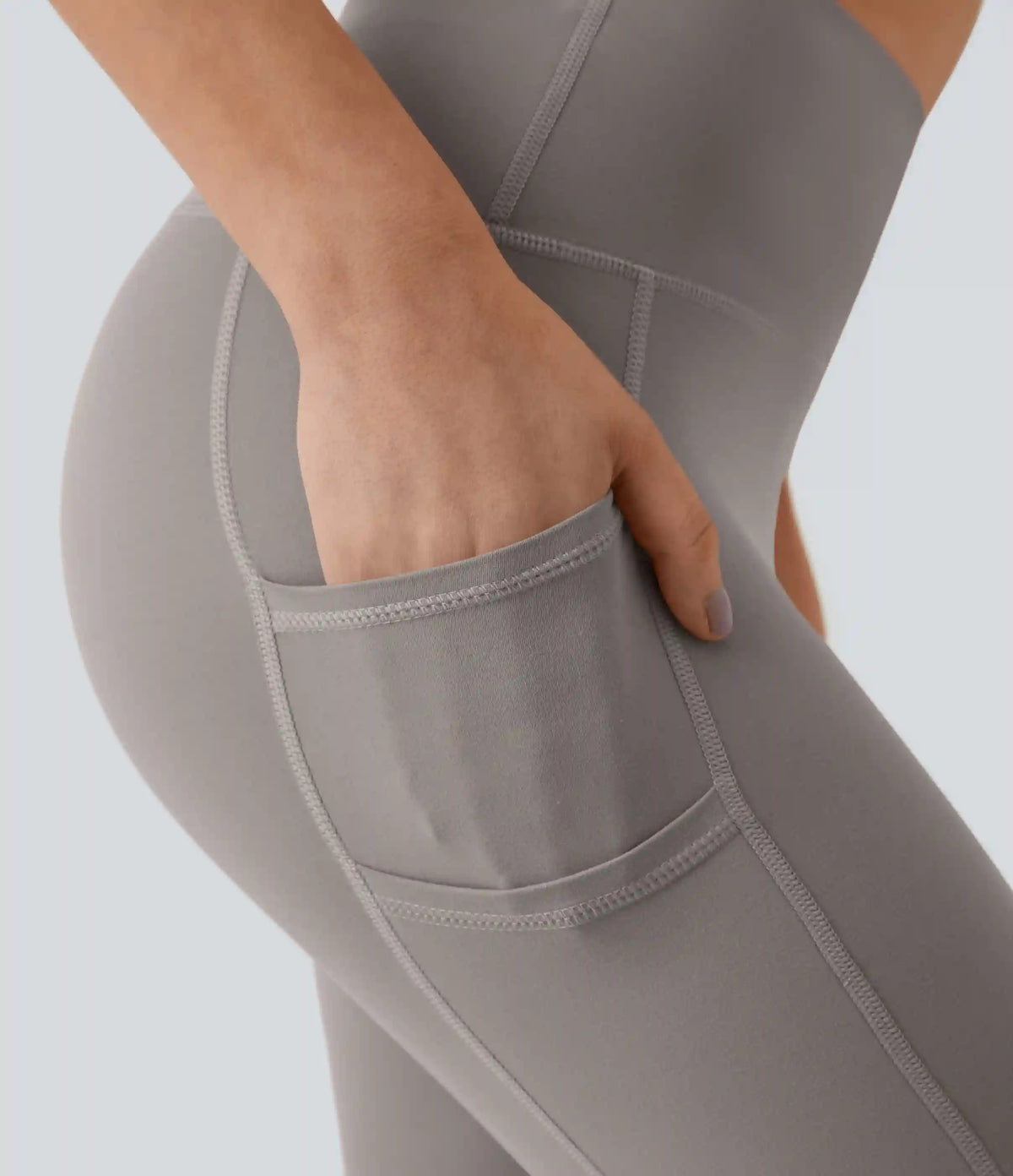 SoftlyZero™ High Waisted Double Pockets Plain Leggings