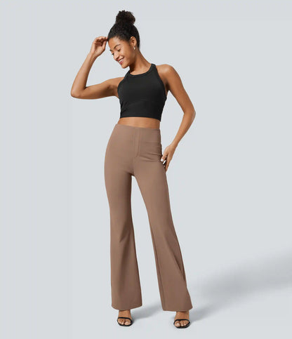 Halara Flex™ High Waisted Back Side Pocket Slight Flare Work Pants