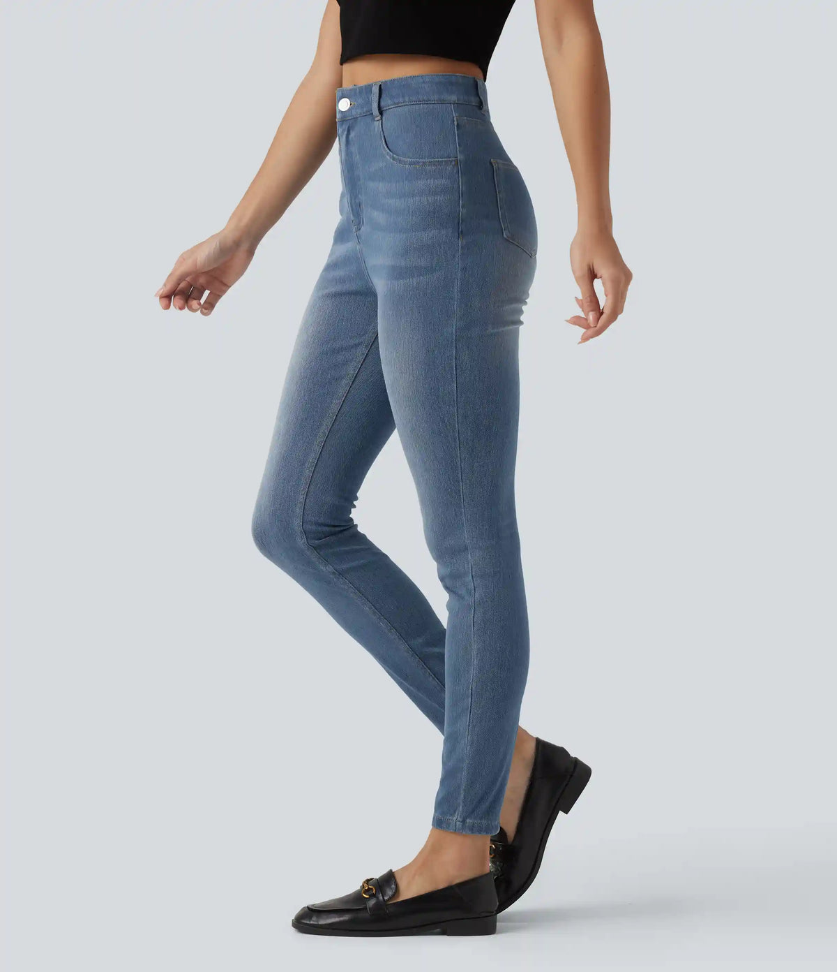 Halara Flex™ High Waisted Casual Skinny Jeans with Pockets