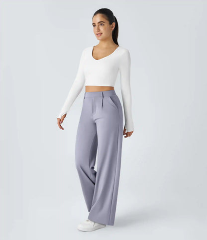 Halara Flex™ DayStretch High Waisted Pocket Straight Leg Work Pants