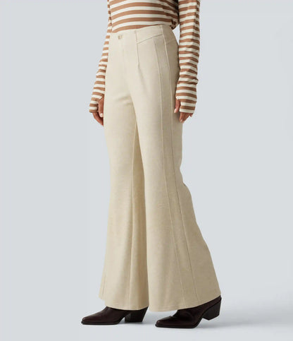 Mid Rise Flare Work Pants