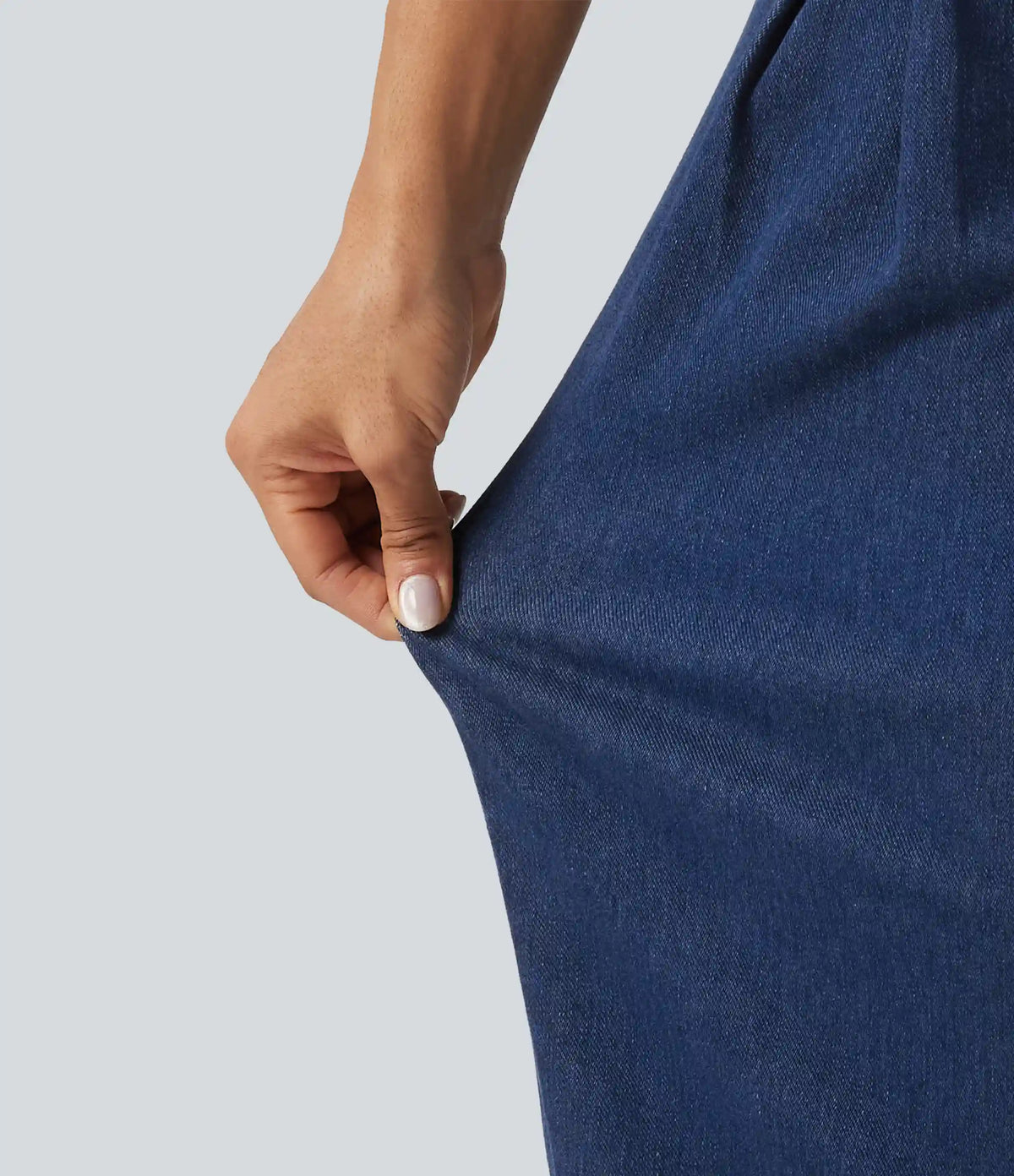 Halara Flex™ High Waisted Barrel Leg Casual Jeans with Pockets