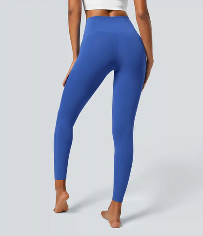 SoftlyZero™ Crossover Pocket Plain Leggings
