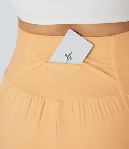 SoftlyZero™ Airy Super High Waisted 2-in-1 InstantCool Yoga Shorts 5'' with Pockets-Longer Length