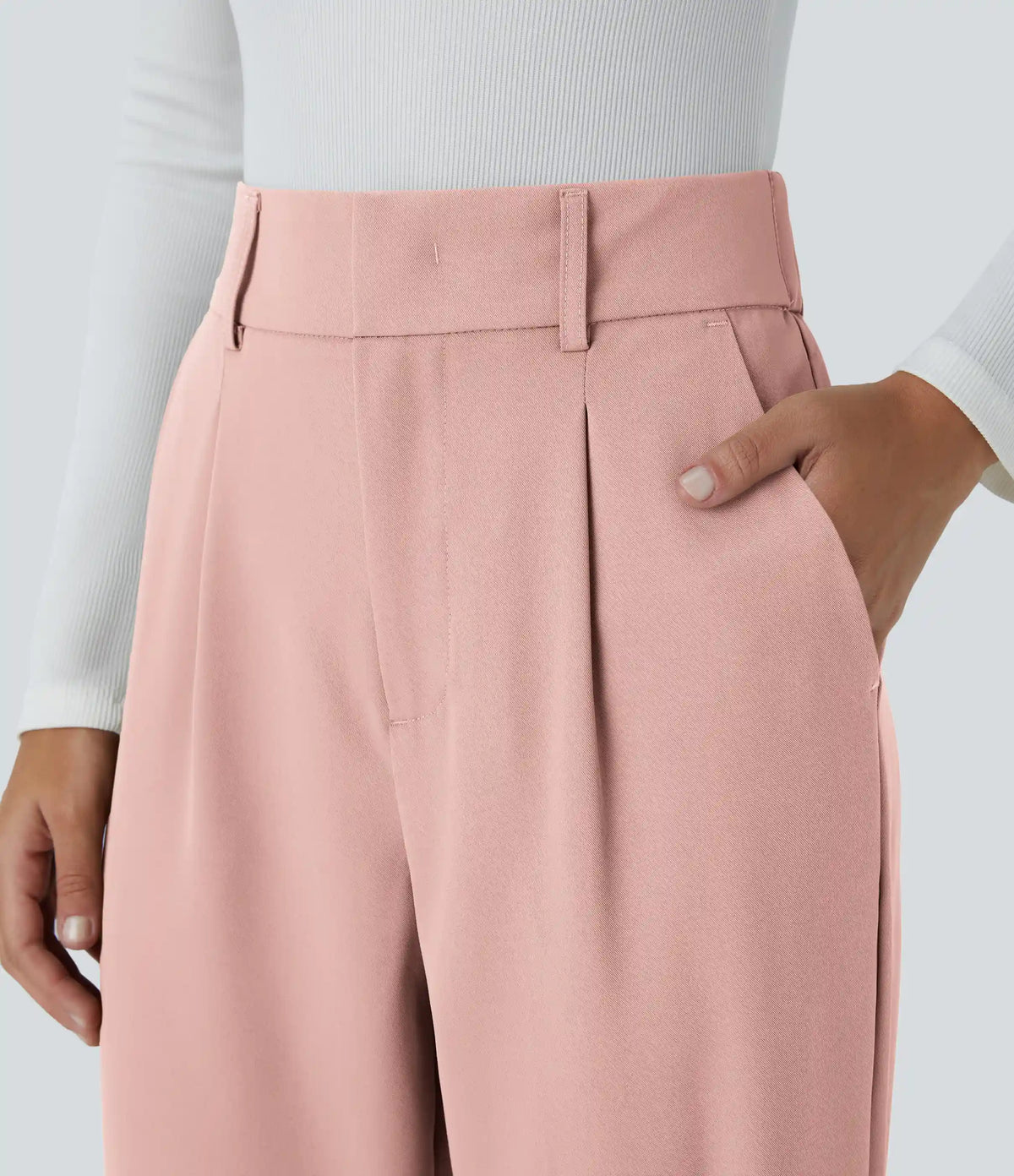 Halara Flex™ High Waisted Pocket Solid Work Tapered Pants
