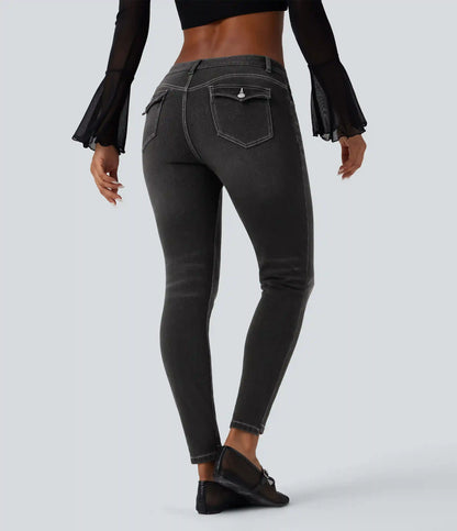 Halara Flex™ Low Rise Casual Skinny Jeans with Pockets