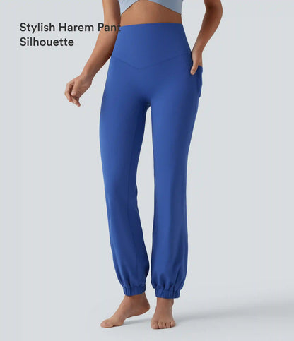 SoftlyZero™ High Waisted Tummy Control Dance Balloon Joggers with Pockets