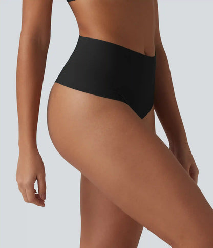 High Waisted Seamless Thong