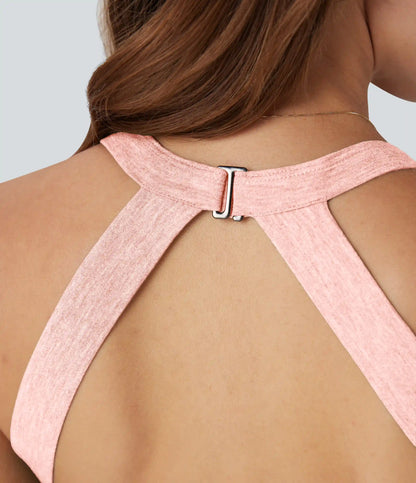 Padded 2-in-1 Romper with Pockets-Easy Peezy Edition