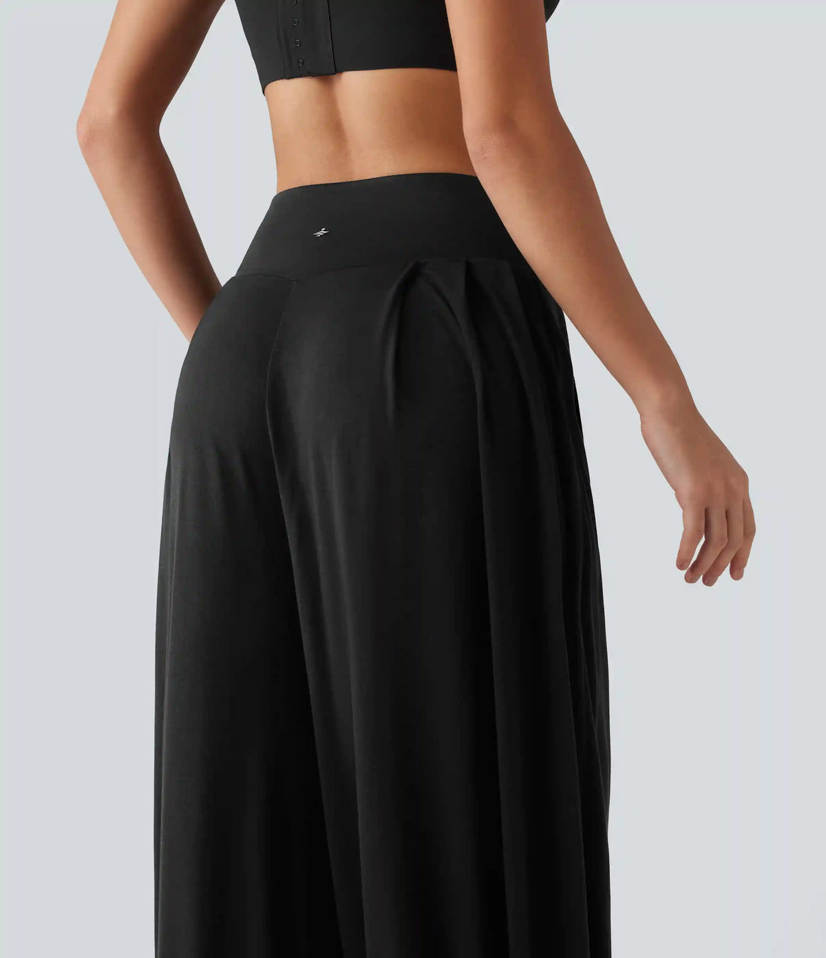 High Waisted Crossover Yoga Balloon Pants with Pockets