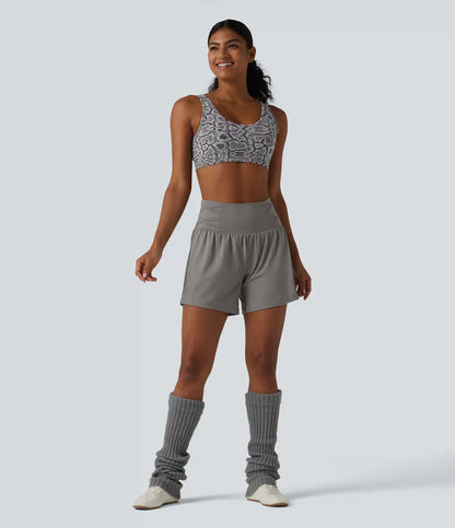 SoftlyZero™ Airy Super High Waisted 2-in-1 InstantCool Yoga Shorts 5'' with Pockets