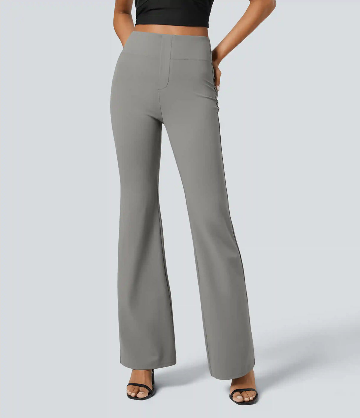 Halara Flex™ High Waisted Back Side Pocket Slight Flare Work Pants