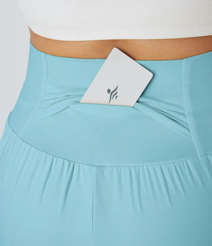 SoftlyZero™ Airy Super High Waisted 2-in-1 InstantCool Yoga Shorts 5'' with Pockets-Longer Length
