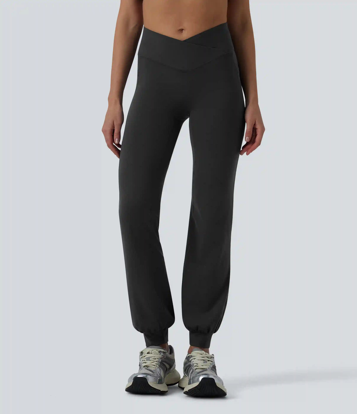 SoftlyZero™ High Waisted Crossover Dance Joggers with Pockets