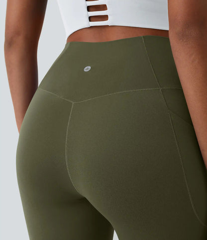 SoftlyZero™ Crossover Pocket Plain Leggings