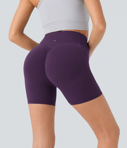 Halara UltraSculpt™ High Waisted Scrunch Butt Lifting Tummy Control Pocket Shaping Workout Biker Shorts 5''