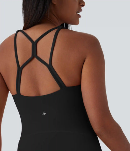SoftlyZero™ 2-in-1 Pocket Mini Yoga Active Dress-Easy Peezy Edition
