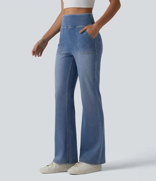 Halara Flex™ High Waisted Tummy Control Bootcut Casual Jeans with Pockets
