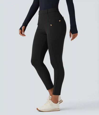 DayStretch High Waisted Slim Pants with Pockets