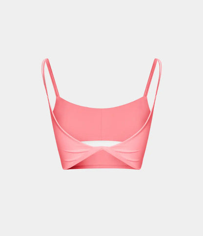 Double Straps Cropped Yoga Tank Top