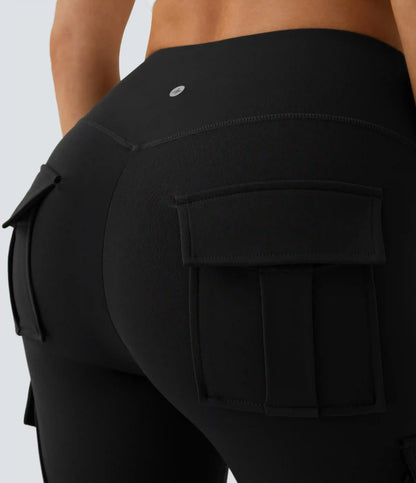 DayStretch High Waisted Cargo Pocket Skinny Yoga Leggings
