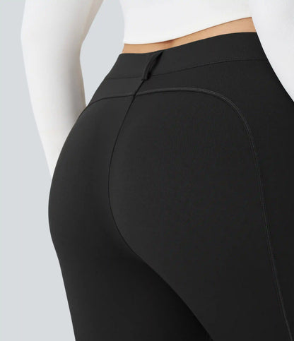 DayStretch High Waisted Zipper Pockets Solid Slim Hiking Plus Size Cargo Pants
