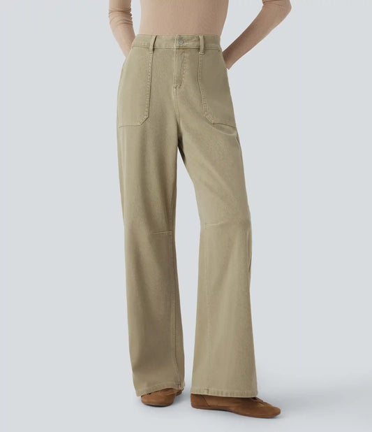 Halara Flex™ High Waisted Colorful Casual Jeans with Pockets