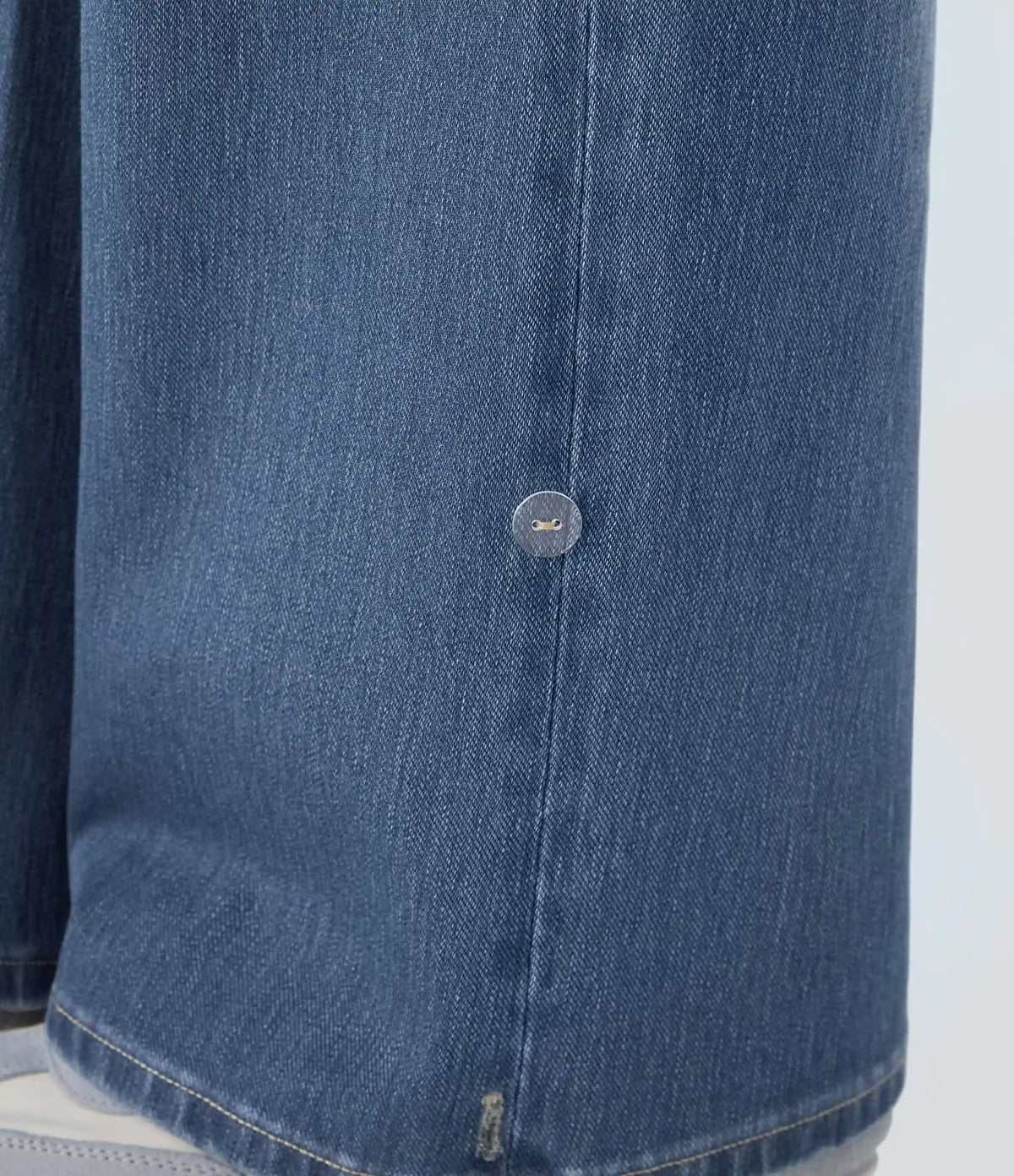Halara Flex™ High Waisted Pockets Adjustable Hem Wide Leg Washed Casual Jeans